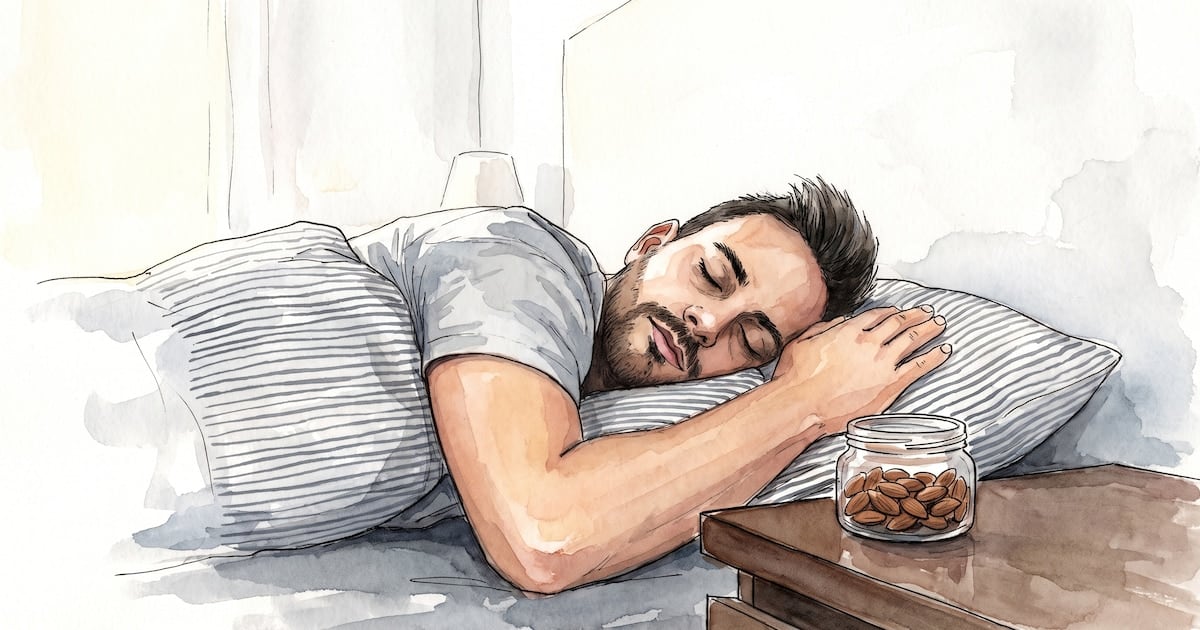 Almendras antes de dormir: la promesa, la evidencia y lo que todavía falta probar