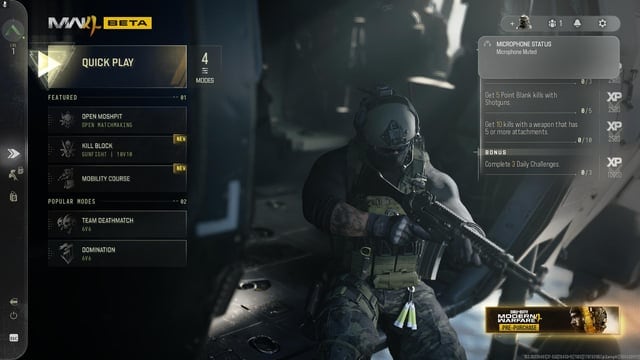 Modern Warfare 4 abre su segunda beta con una rareza que los fans venían pidiendo desde hace años: probar la campaña antes que nadie