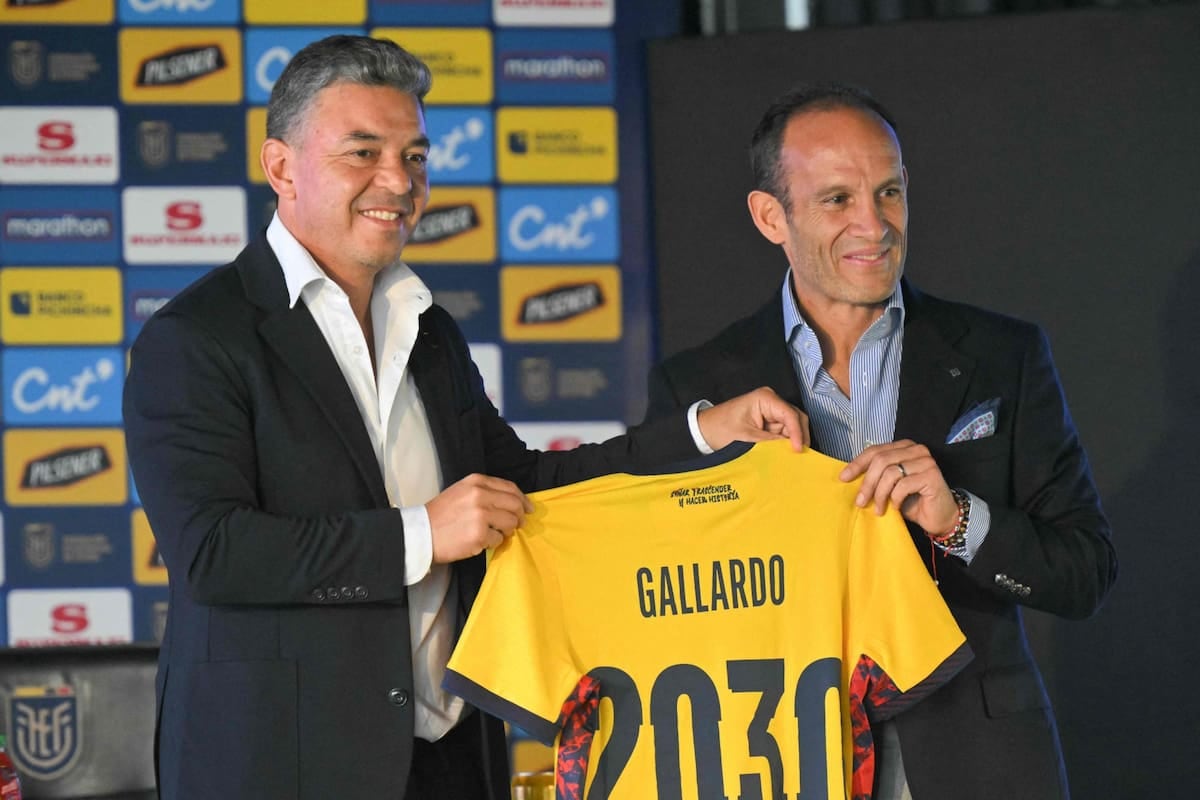 Gallardo se calzó el buzo de Ecuador y ya piensa en el Mundial 2030