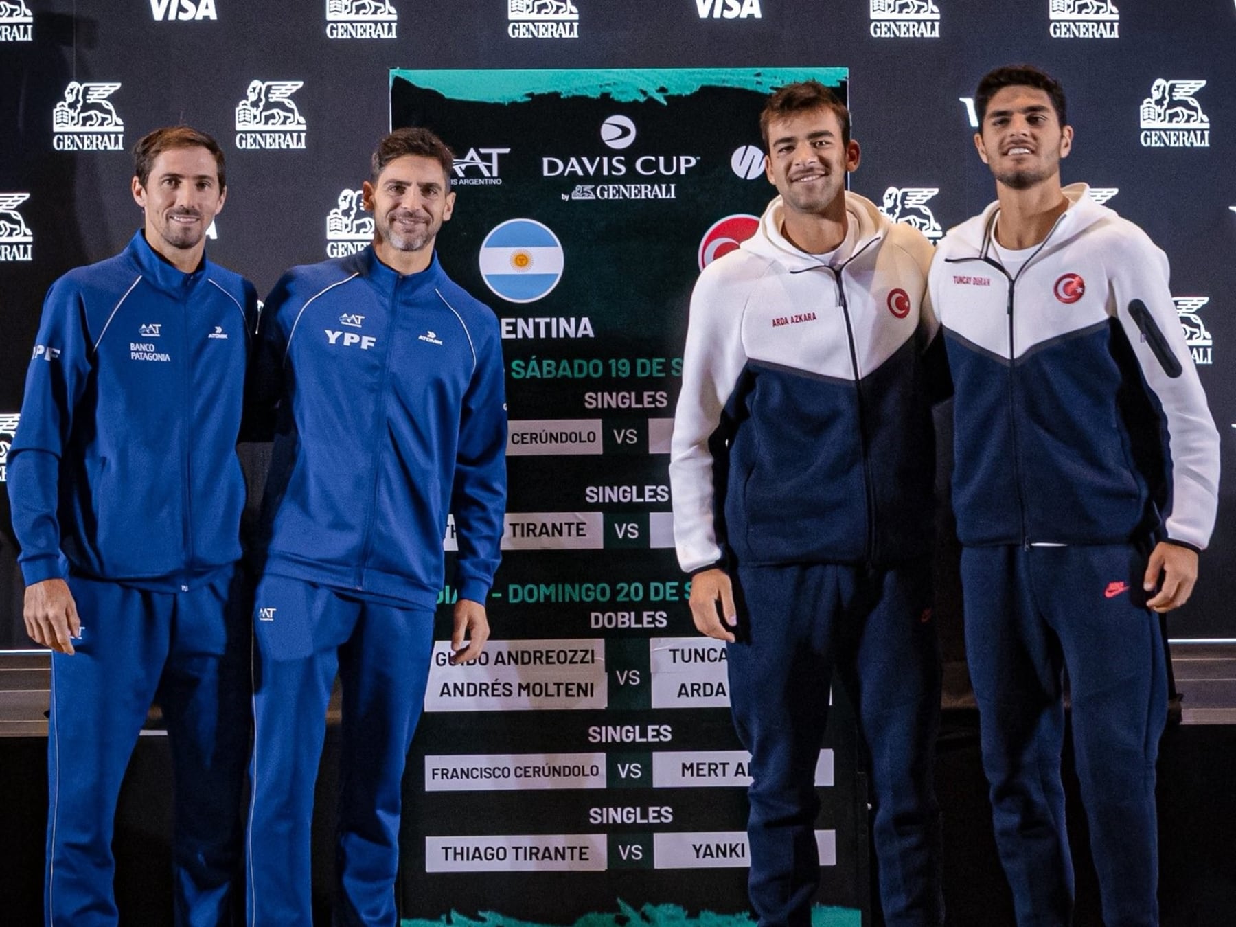 Cerúndolo y Tirante pusieron al equipo al borde del clásico: ahora van Molteni y Andreozzi a cerrar la historia