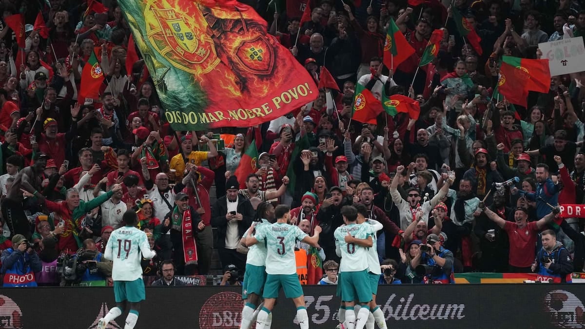 Portugal pasó por arriba a Dinamarca y sigue de fiesta en la Nations: se comió el 4-2 sin el Bicho