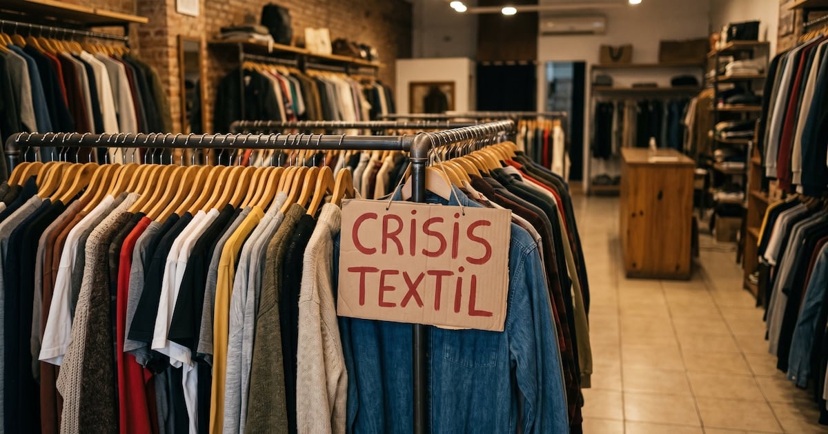 El sector textil atraviesa su peor momento desde 2023: producción en mínimos, plantas ociosas y miles de puestos de trabajo en la calle