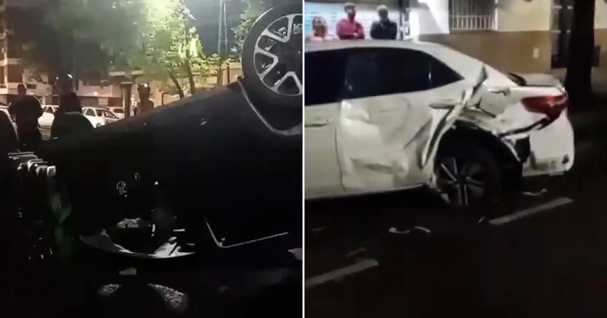 Volcó en Alberdi con 1,79 gramos de alcohol en sangre y terminó detenida tras dejar cinco heridos