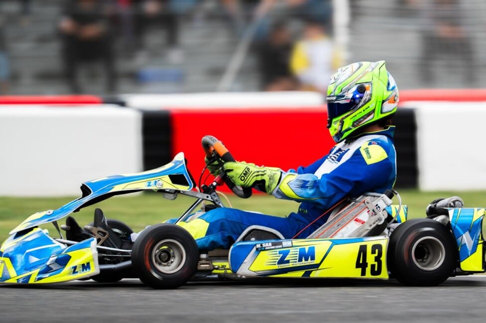 Martín "el Rayito" Saa cerró 31° en la final del Mundial de Karting en Viterbo, pero se va con la velocidad intacta