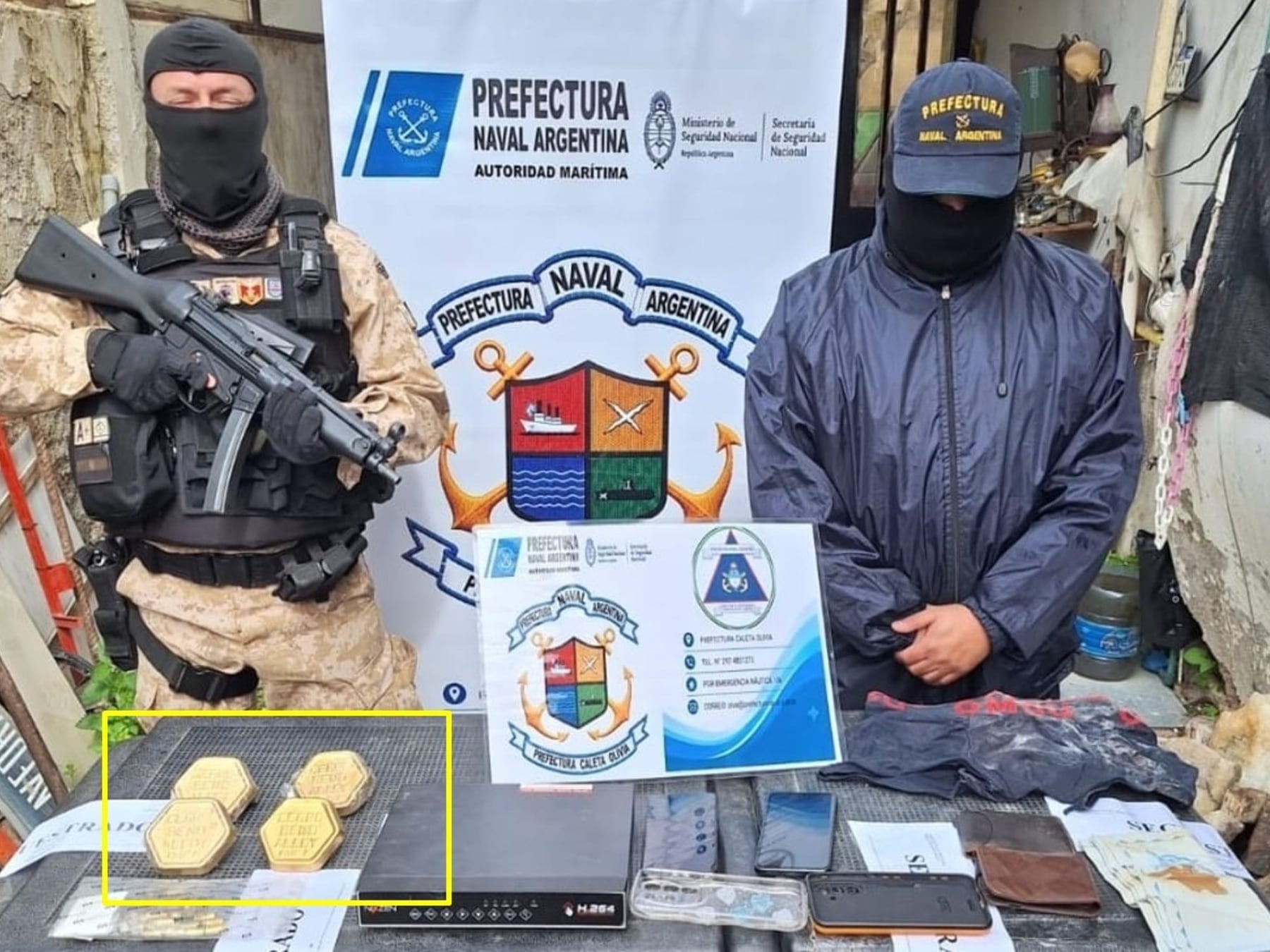Caleta Olivia: pericias confirman que las piezas secuestradas eran una aleación usada en radioterapia y no oro