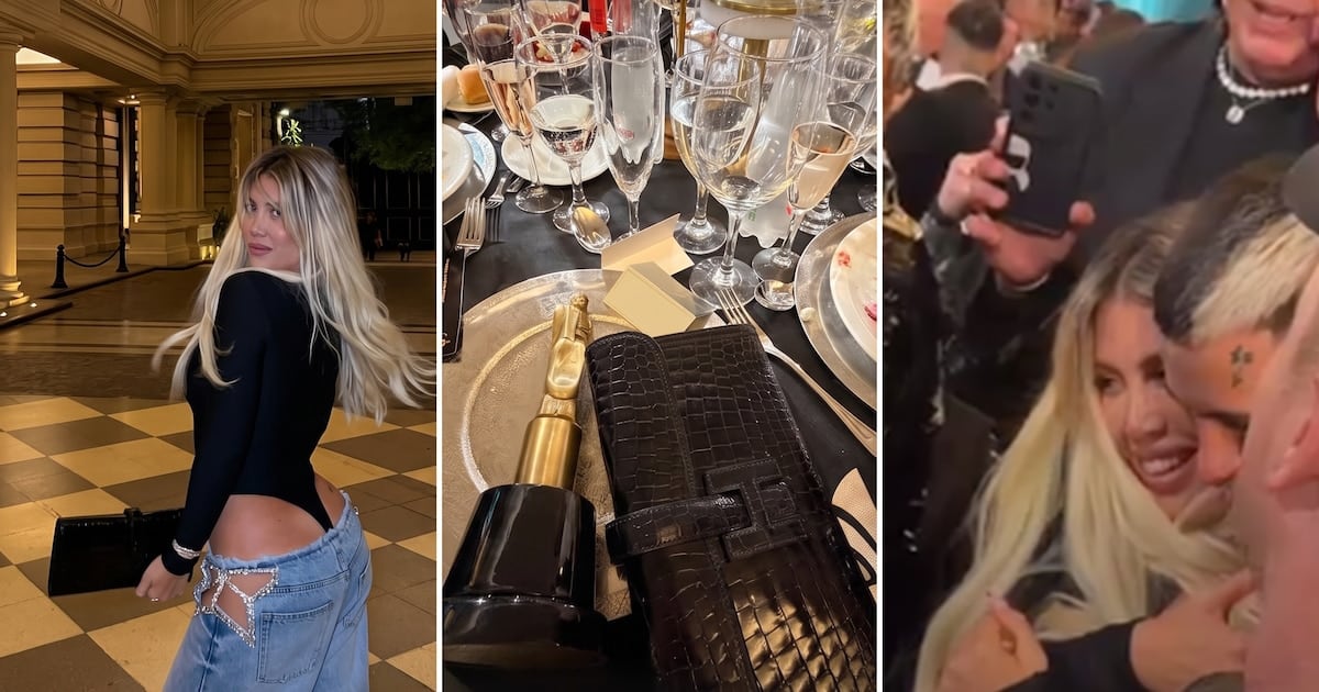 Wanda Nara se llevó un Martín Fierro al Tango Porteño y lo festejó con una confesión insólita
