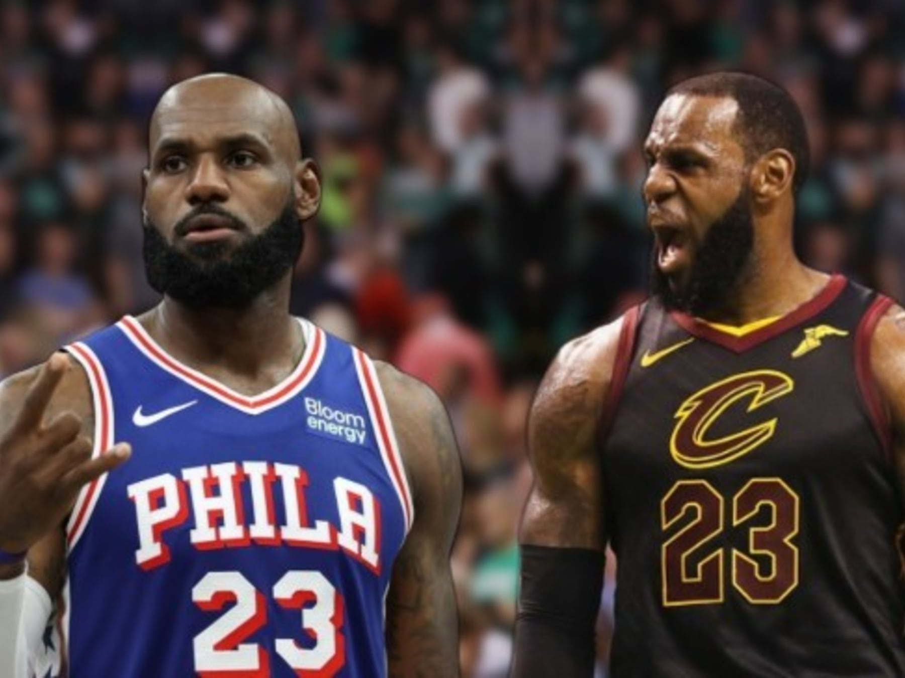 LeBron vuelve a casa con los 76ers y una cargada de memoria